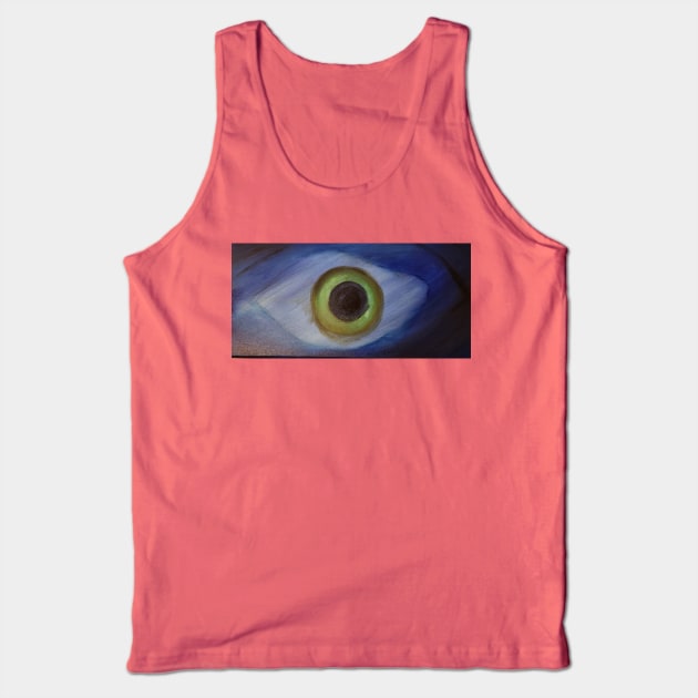 Juvenile Blue Whale Eye Tank Top by ARSTees